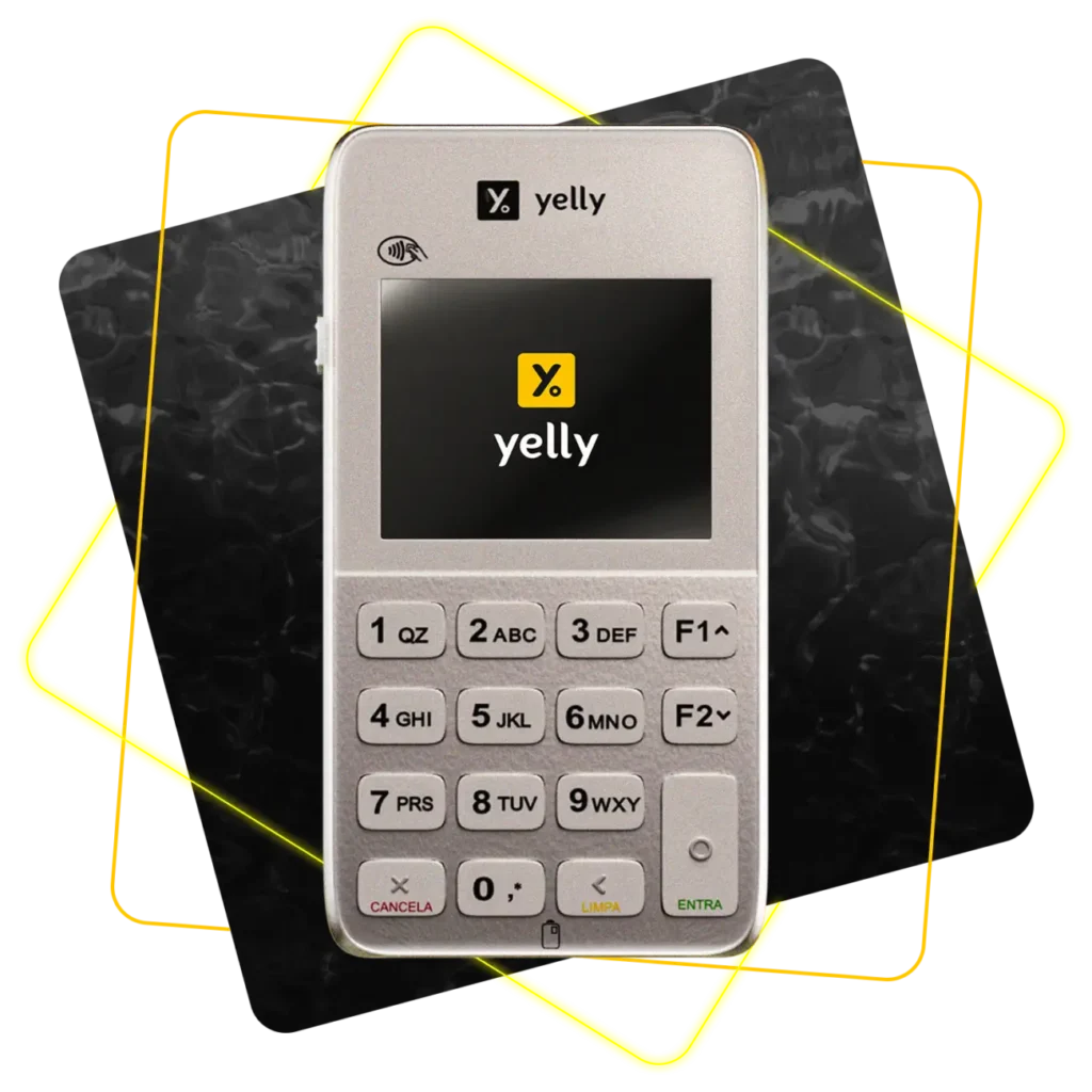 Yelly Mini Plus sem aluguel, com Pix por QR Code e desconto no Pix