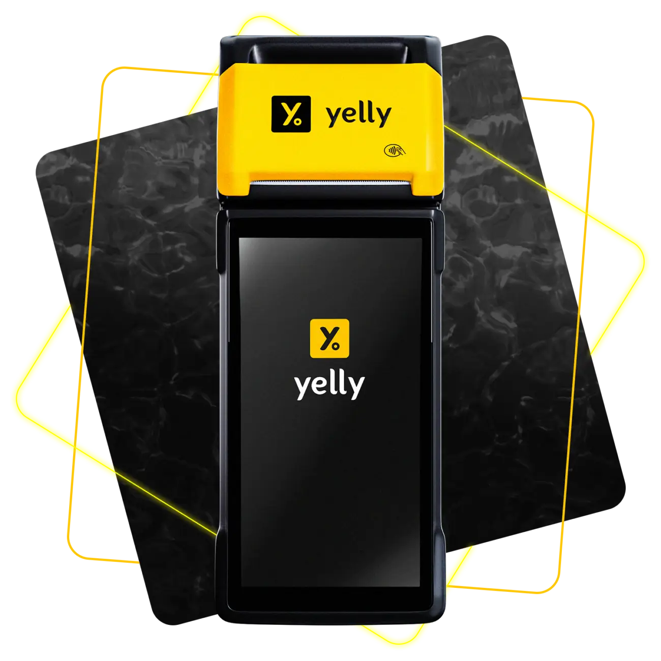 Maquininha Yelly Smart com chip 4G grátis, Wi-Fi e tela touchscreen com sistema Android