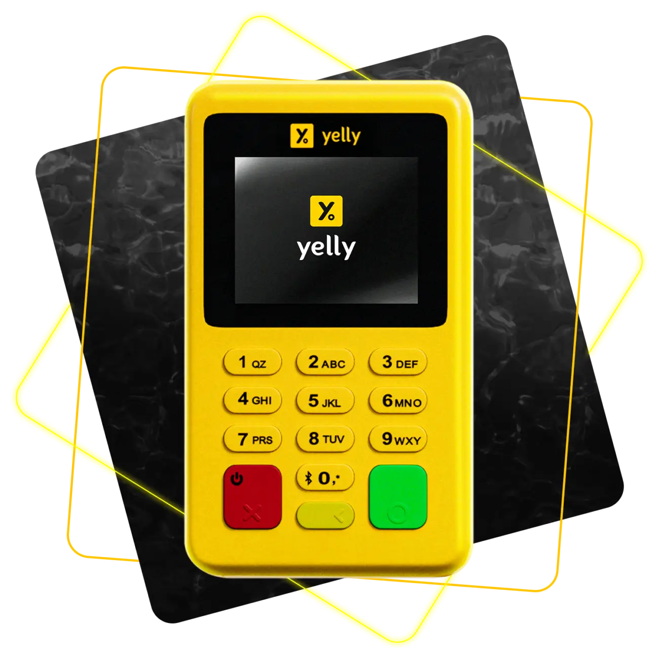 Maquininha Yelly Mini Cell sem aluguel, com frete grátis e Pix por QR Code