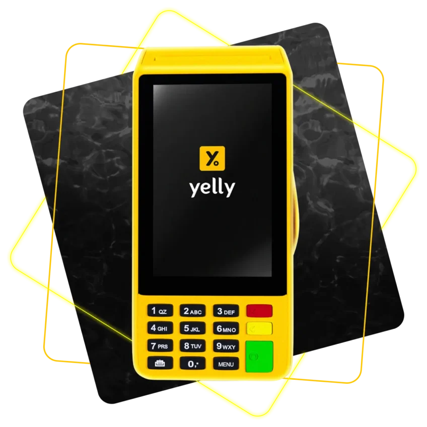 Maquininha Yelly Pro - Máquina de Cartão da Yelly